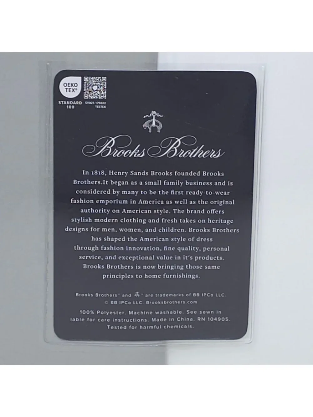 Brooks Brothers Two Sets Twin XL Sheets Fits Mattresses Up To 16” Gray & White